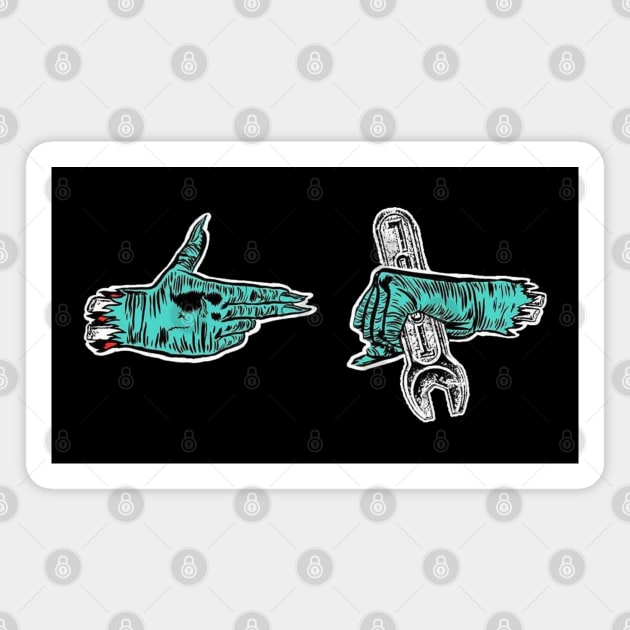 run the jewels Magnet by tostsandstudio